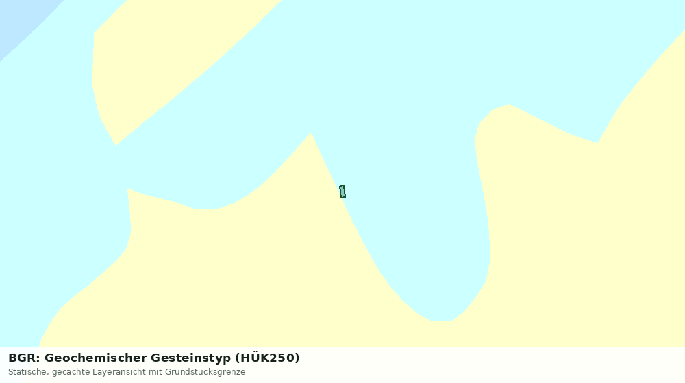 Statische Kartenansicht: BGR: Geochemischer Gesteinstyp (HÜK250)