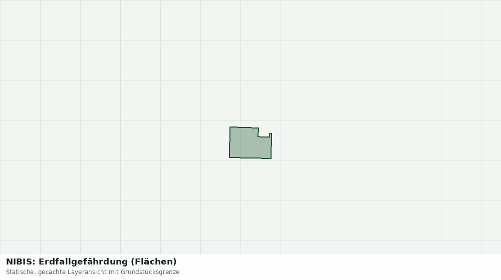 Statische Kartenansicht: NIBIS: Erdfallgefährdung (Flächen)