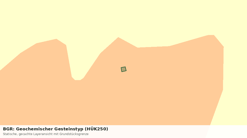 Statische Kartenansicht: BGR: Geochemischer Gesteinstyp (HÜK250)