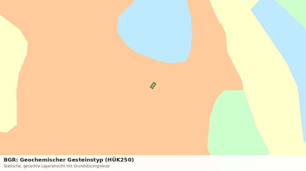 Statische Kartenansicht: BGR: Geochemischer Gesteinstyp (HÜK250)