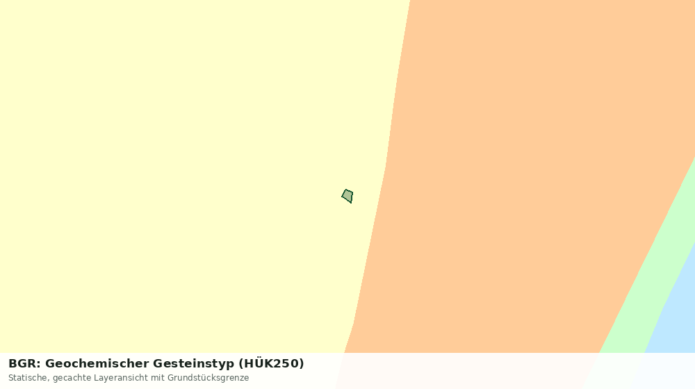 Statische Kartenansicht: BGR: Geochemischer Gesteinstyp (HÜK250)