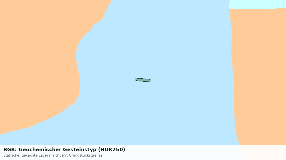 Statische Kartenansicht: BGR: Geochemischer Gesteinstyp (HÜK250)