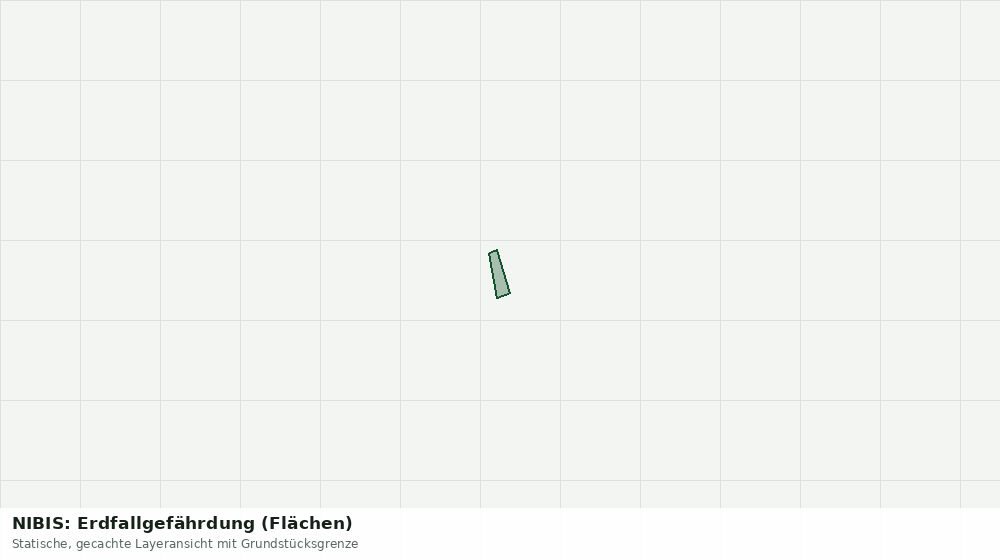 Statische Kartenansicht: NIBIS: Erdfallgefährdung (Flächen)