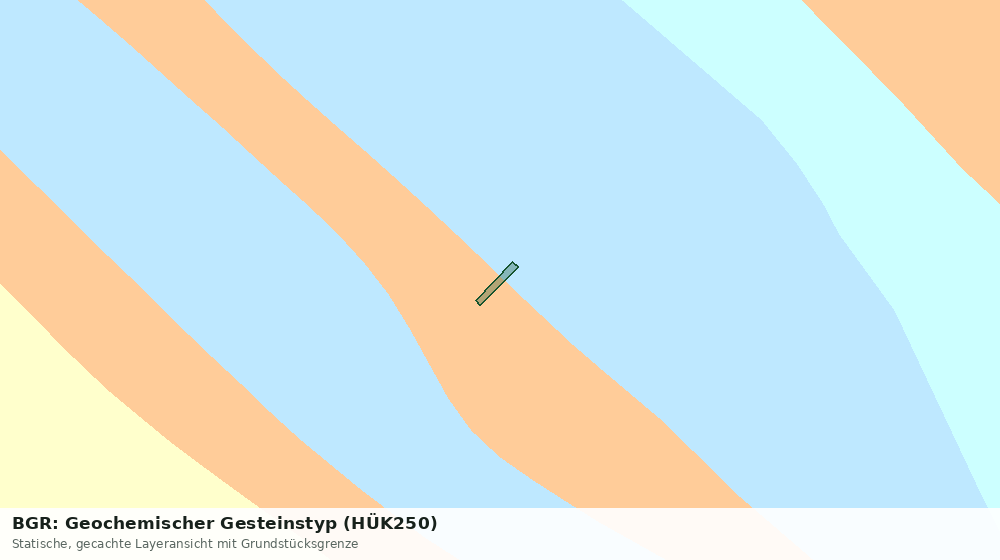 Statische Kartenansicht: BGR: Geochemischer Gesteinstyp (HÜK250)