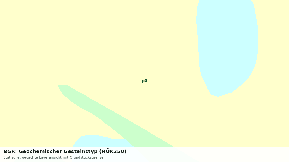 Statische Kartenansicht: BGR: Geochemischer Gesteinstyp (HÜK250)