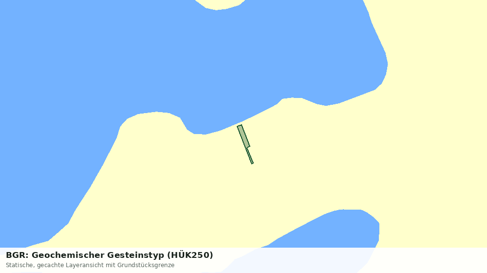 Statische Kartenansicht: BGR: Geochemischer Gesteinstyp (HÜK250)