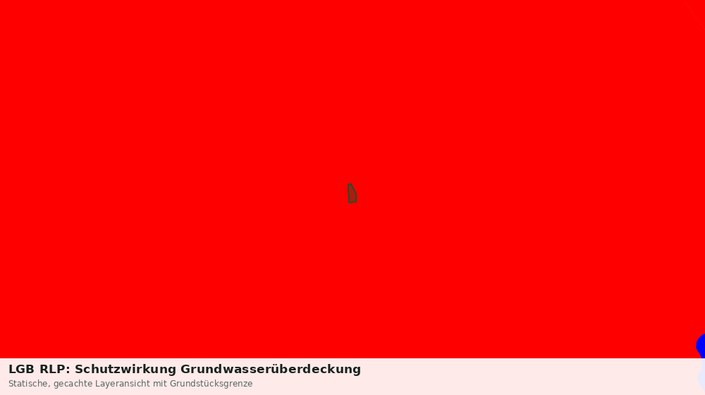 Statische Kartenansicht: LGB RLP: Schutzwirkung Grundwasserüberdeckung