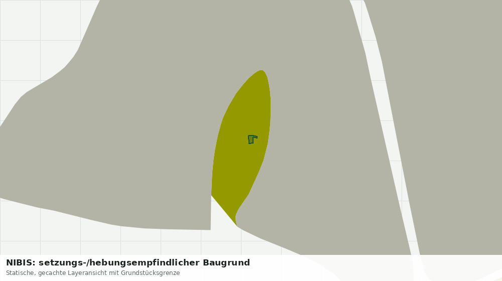 Statische Kartenansicht: NIBIS: setzungs-/hebungsempfindlicher Baugrund