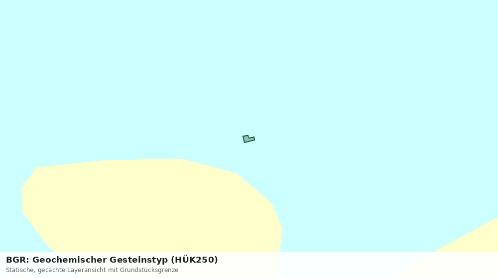 Statische Kartenansicht: BGR: Geochemischer Gesteinstyp (HÜK250)