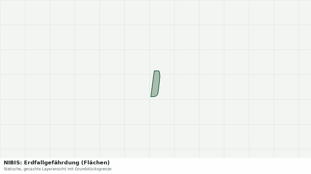 Statische Kartenansicht: NIBIS: Erdfallgefährdung (Flächen)