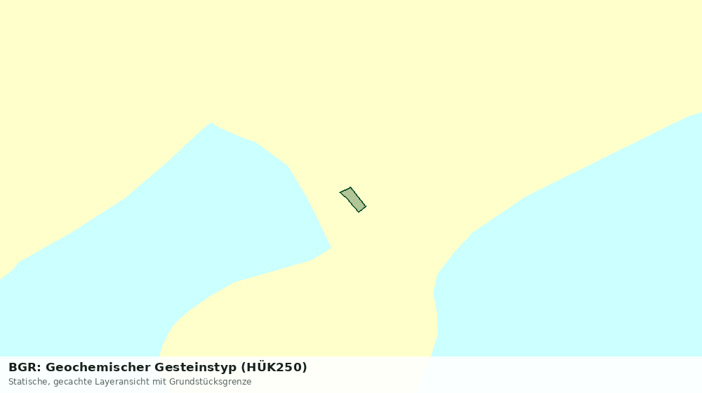 Statische Kartenansicht: BGR: Geochemischer Gesteinstyp (HÜK250)