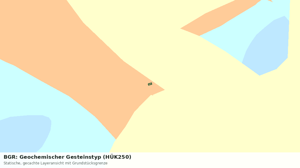 Statische Kartenansicht: BGR: Geochemischer Gesteinstyp (HÜK250)