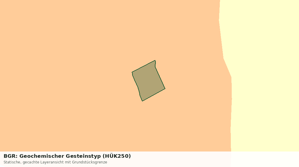 Statische Kartenansicht: BGR: Geochemischer Gesteinstyp (HÜK250)