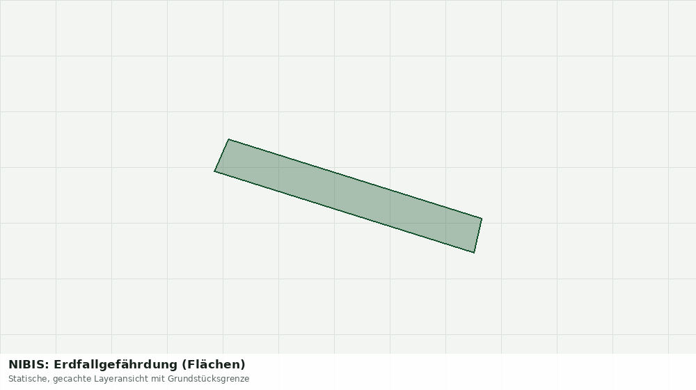 Statische Kartenansicht: NIBIS: Erdfallgefährdung (Flächen)