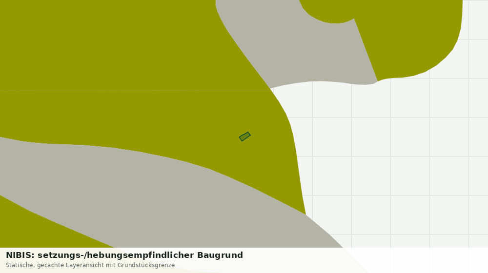Statische Kartenansicht: NIBIS: setzungs-/hebungsempfindlicher Baugrund