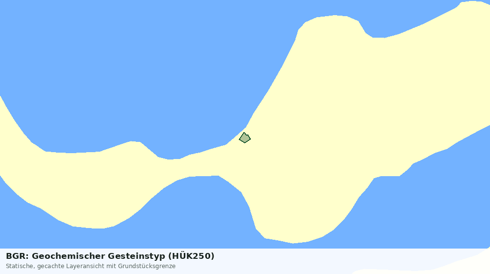 Statische Kartenansicht: BGR: Geochemischer Gesteinstyp (HÜK250)