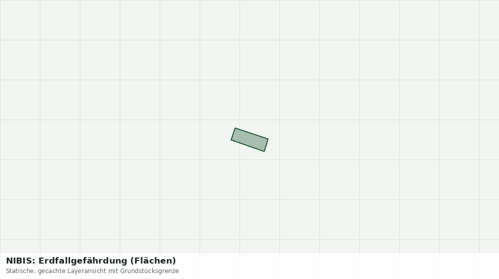 Statische Kartenansicht: NIBIS: Erdfallgefährdung (Flächen)