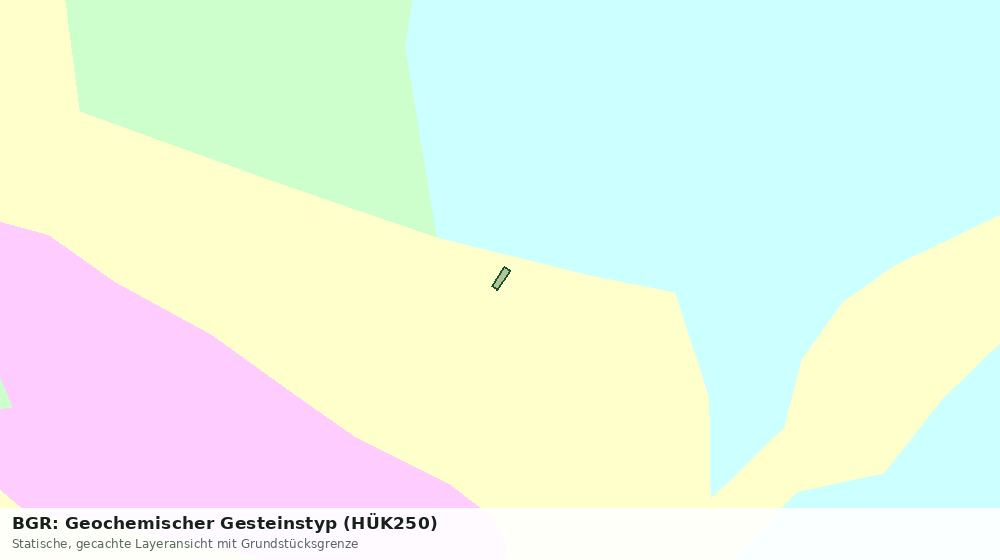 Statische Kartenansicht: BGR: Geochemischer Gesteinstyp (HÜK250)