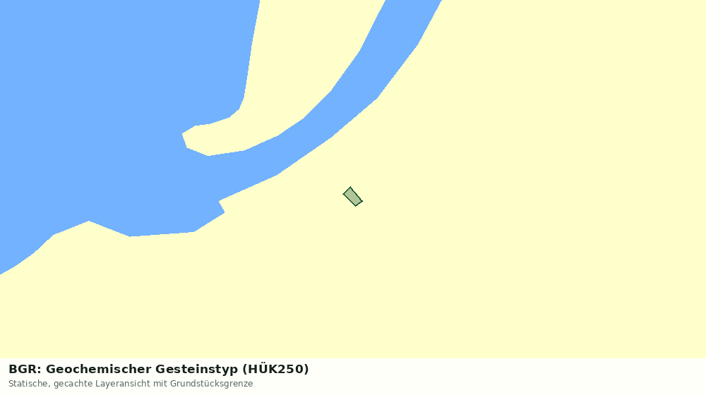 Statische Kartenansicht: BGR: Geochemischer Gesteinstyp (HÜK250)