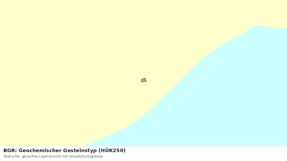 Statische Kartenansicht: BGR: Geochemischer Gesteinstyp (HÜK250)