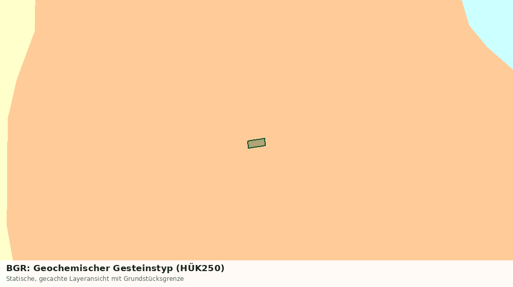 Statische Kartenansicht: BGR: Geochemischer Gesteinstyp (HÜK250)