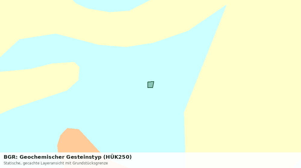 Statische Kartenansicht: BGR: Geochemischer Gesteinstyp (HÜK250)
