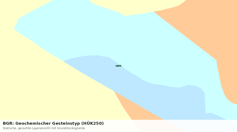 Statische Kartenansicht: BGR: Geochemischer Gesteinstyp (HÜK250)