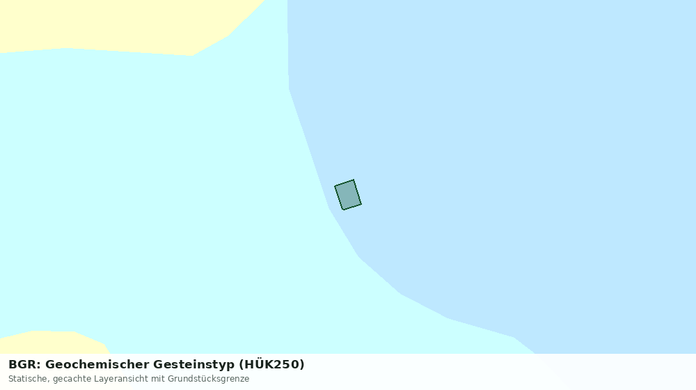 Statische Kartenansicht: BGR: Geochemischer Gesteinstyp (HÜK250)
