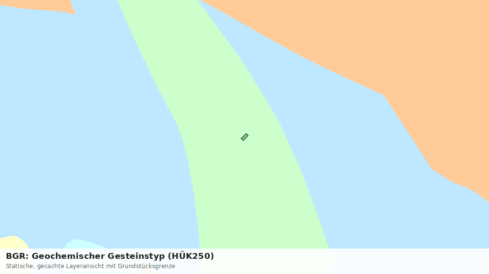 Statische Kartenansicht: BGR: Geochemischer Gesteinstyp (HÜK250)