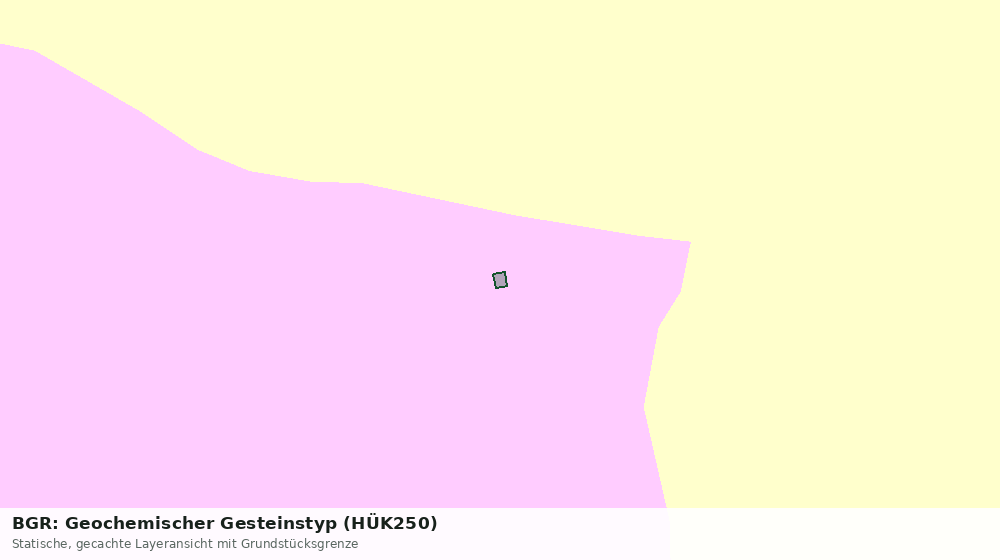 Statische Kartenansicht: BGR: Geochemischer Gesteinstyp (HÜK250)