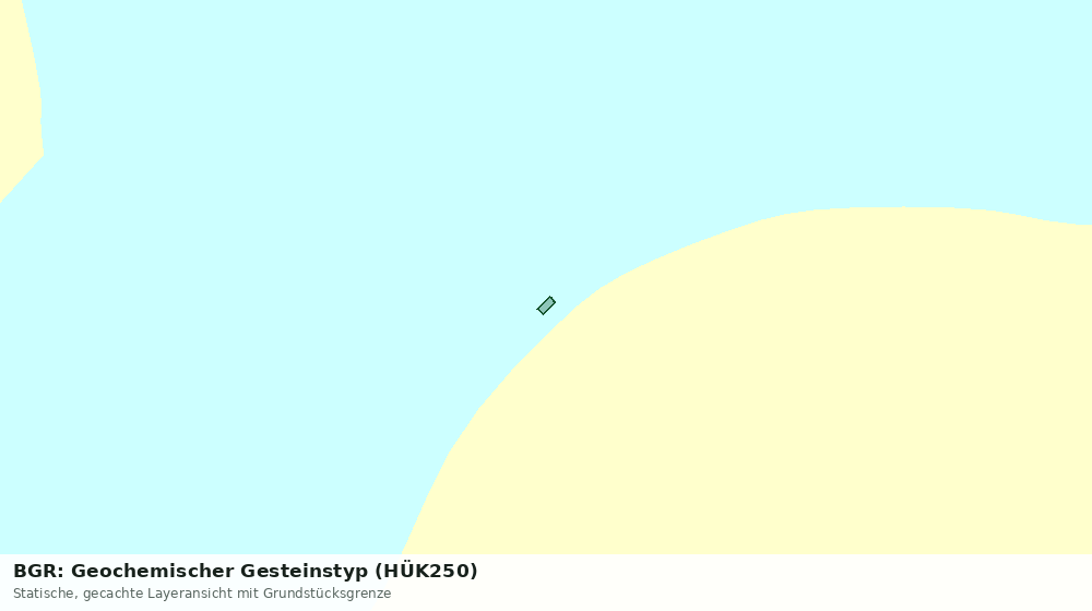 Statische Kartenansicht: BGR: Geochemischer Gesteinstyp (HÜK250)