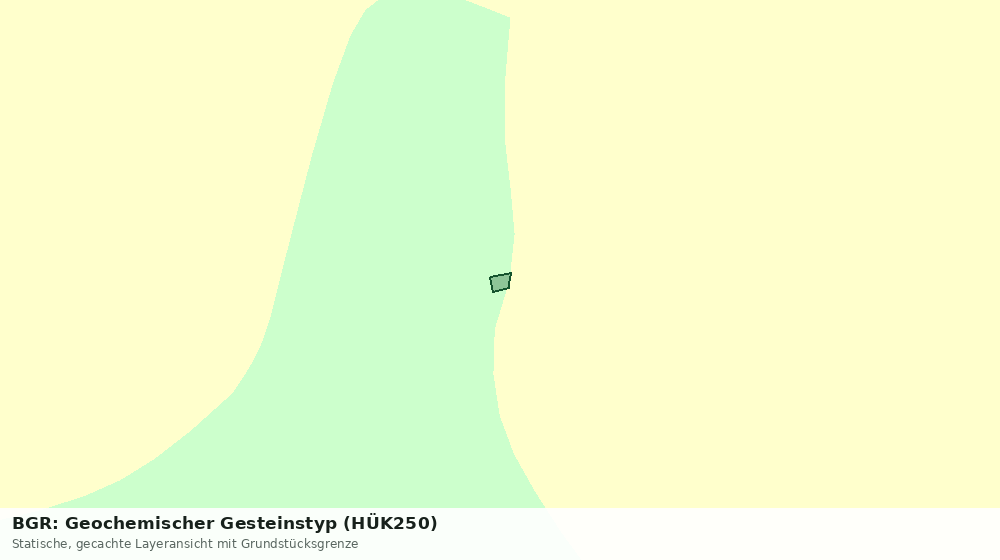 Statische Kartenansicht: BGR: Geochemischer Gesteinstyp (HÜK250)