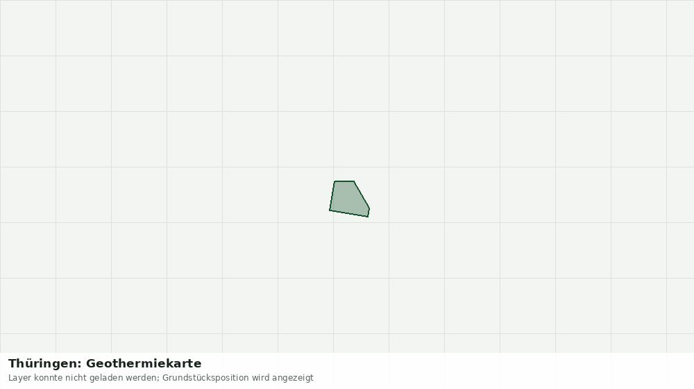 Statische Kartenansicht: Thüringen: Geothermiekarte