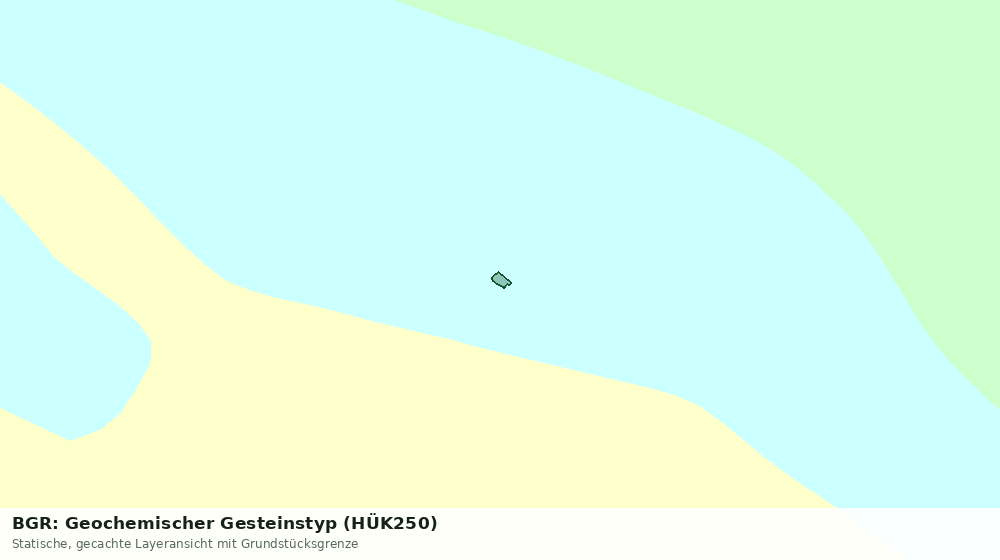 Statische Kartenansicht: BGR: Geochemischer Gesteinstyp (HÜK250)
