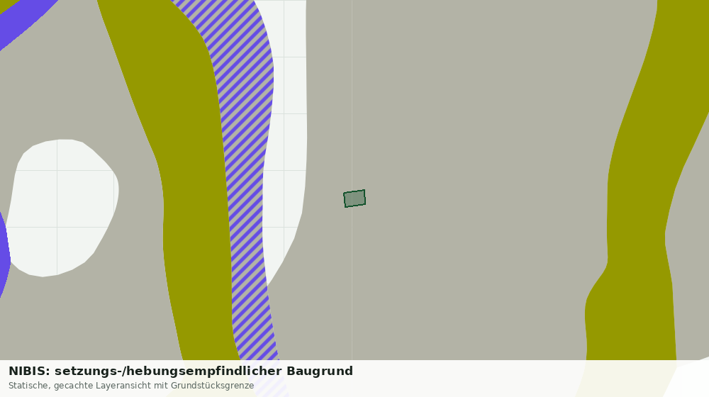 Statische Kartenansicht: NIBIS: setzungs-/hebungsempfindlicher Baugrund