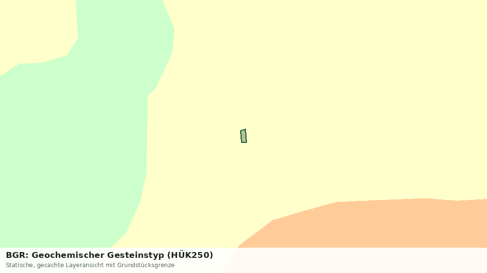 Statische Kartenansicht: BGR: Geochemischer Gesteinstyp (HÜK250)