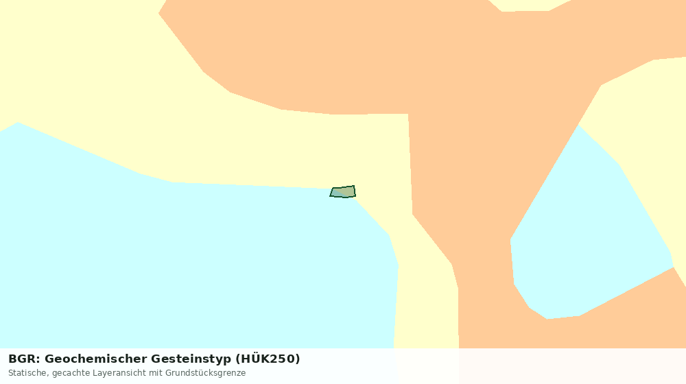 Statische Kartenansicht: BGR: Geochemischer Gesteinstyp (HÜK250)