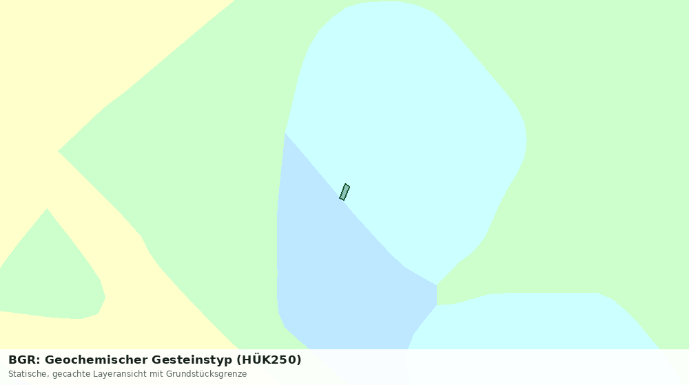 Statische Kartenansicht: BGR: Geochemischer Gesteinstyp (HÜK250)