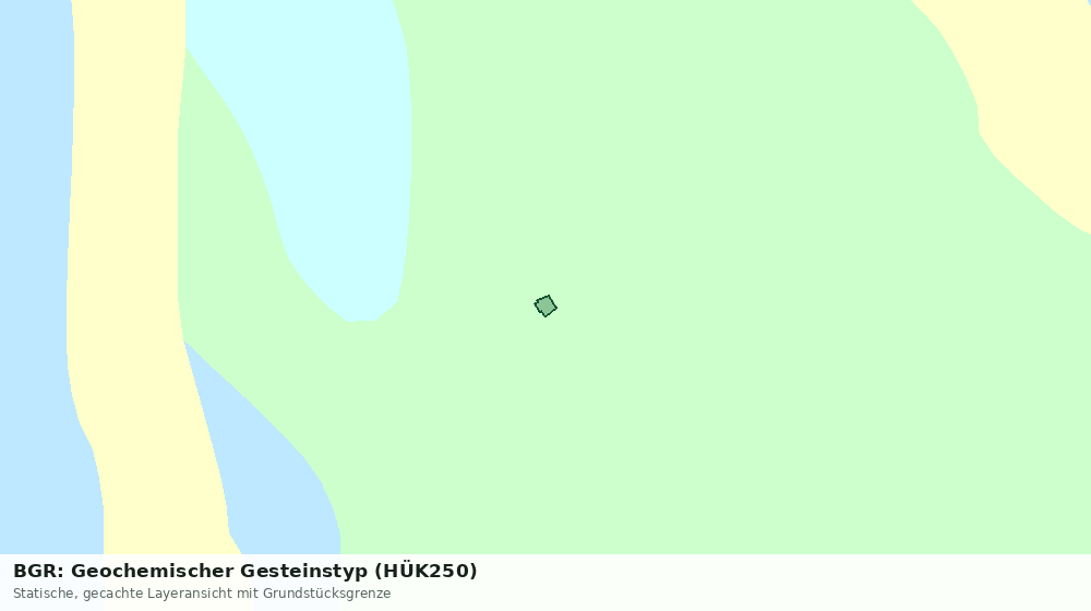 Statische Kartenansicht: BGR: Geochemischer Gesteinstyp (HÜK250)