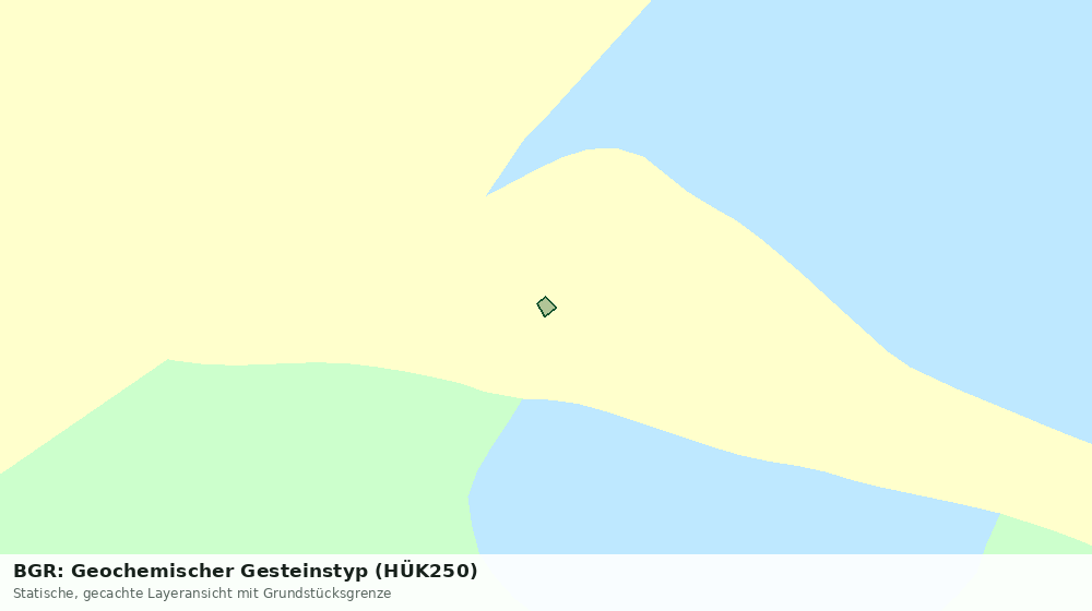 Statische Kartenansicht: BGR: Geochemischer Gesteinstyp (HÜK250)