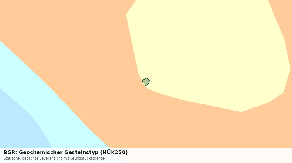 Statische Kartenansicht: BGR: Geochemischer Gesteinstyp (HÜK250)