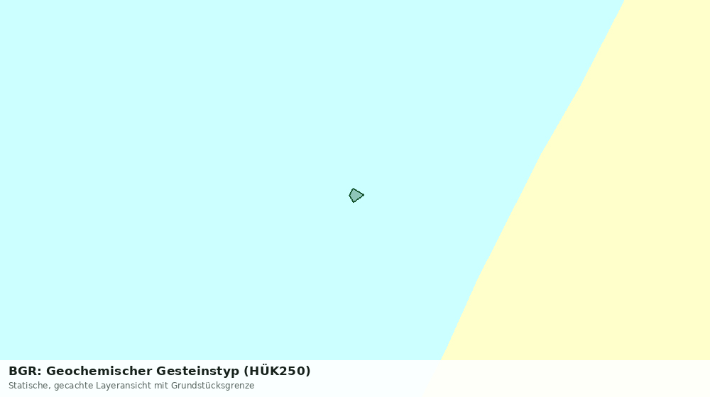 Statische Kartenansicht: BGR: Geochemischer Gesteinstyp (HÜK250)