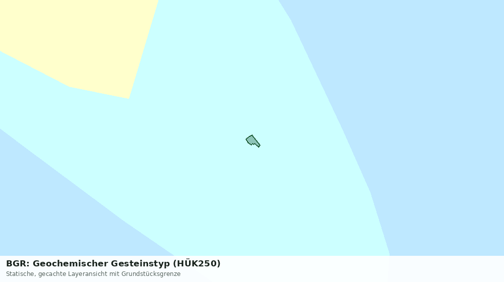 Statische Kartenansicht: BGR: Geochemischer Gesteinstyp (HÜK250)