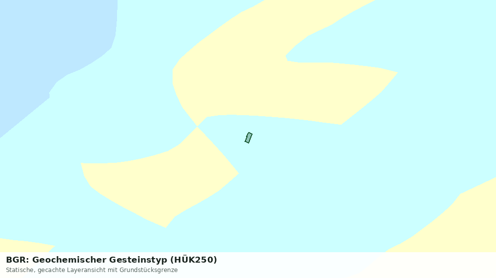 Statische Kartenansicht: BGR: Geochemischer Gesteinstyp (HÜK250)