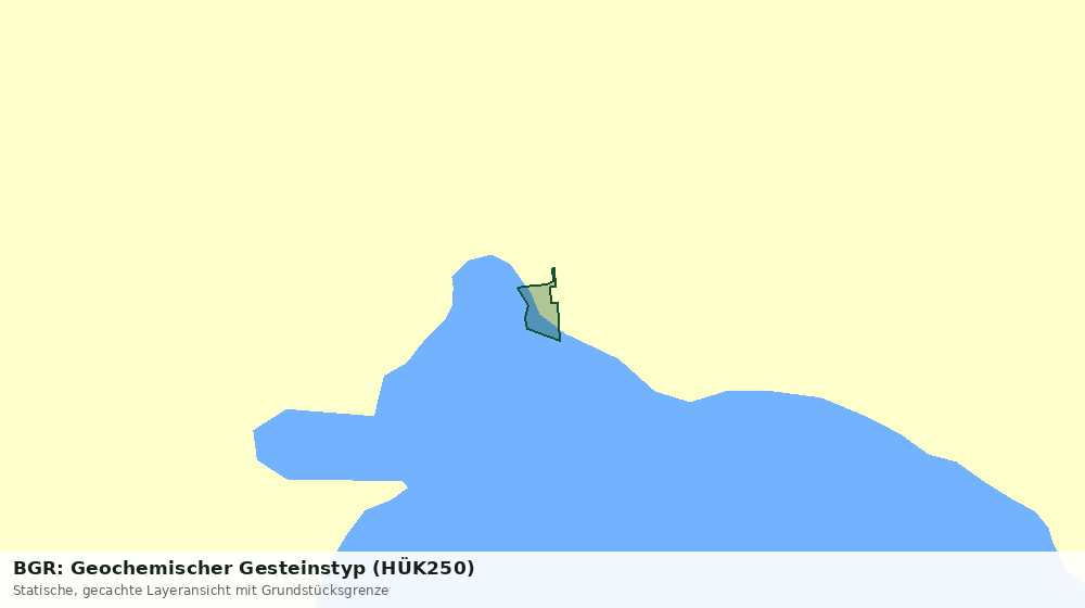 Statische Kartenansicht: BGR: Geochemischer Gesteinstyp (HÜK250)