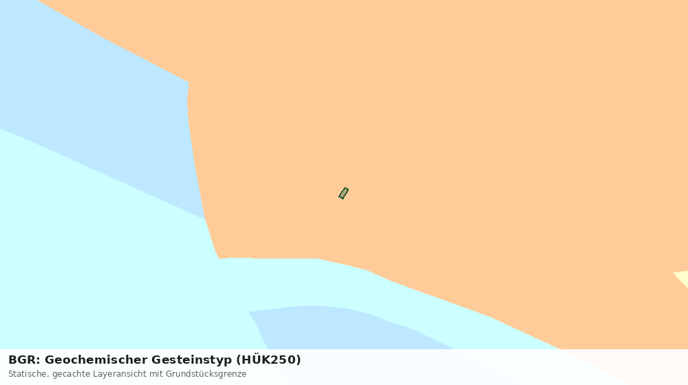 Statische Kartenansicht: BGR: Geochemischer Gesteinstyp (HÜK250)