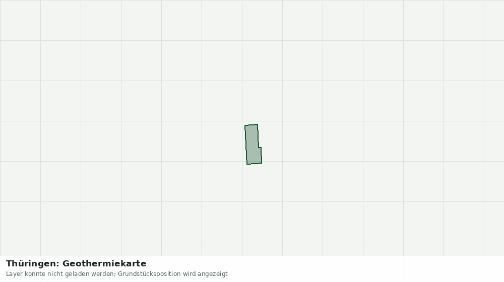 Statische Kartenansicht: Thüringen: Geothermiekarte