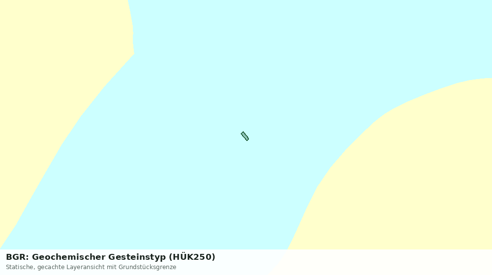 Statische Kartenansicht: BGR: Geochemischer Gesteinstyp (HÜK250)