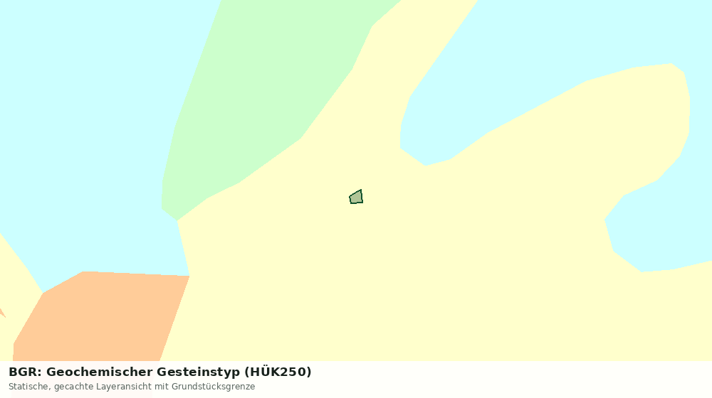Statische Kartenansicht: BGR: Geochemischer Gesteinstyp (HÜK250)