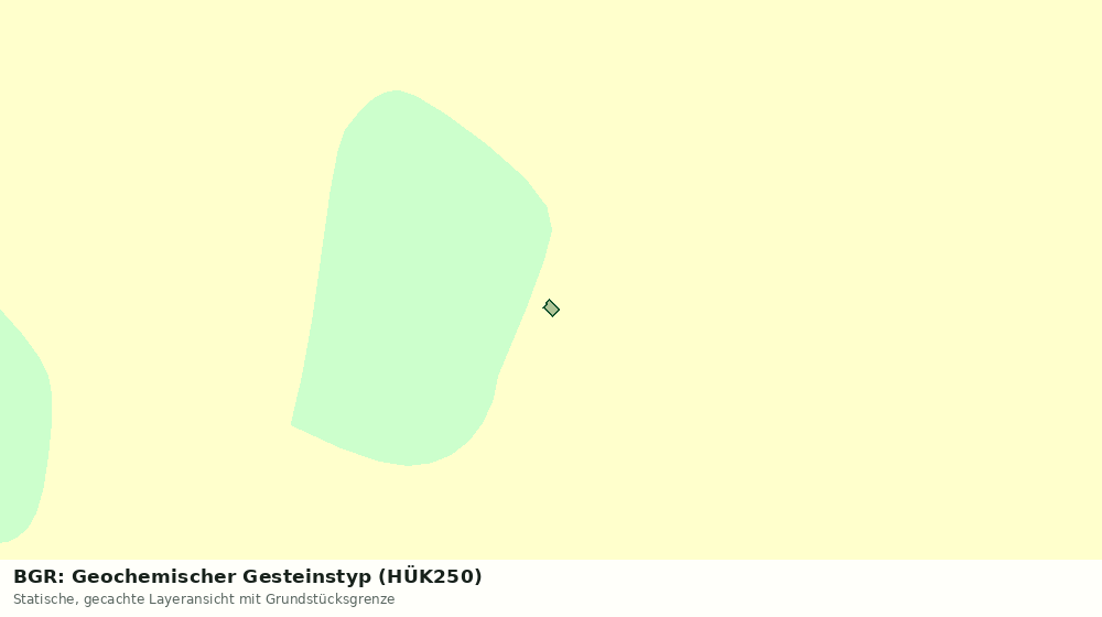 Statische Kartenansicht: BGR: Geochemischer Gesteinstyp (HÜK250)